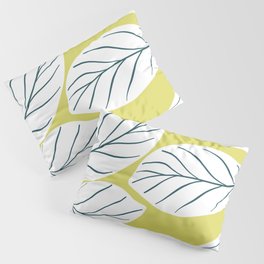 Summer lime leaves outdoor pillow print Pillow Sham