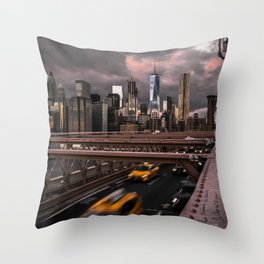 View of NYC Throw Pillow