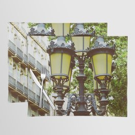 Barcelona street lamps | La Rambla  Placemat