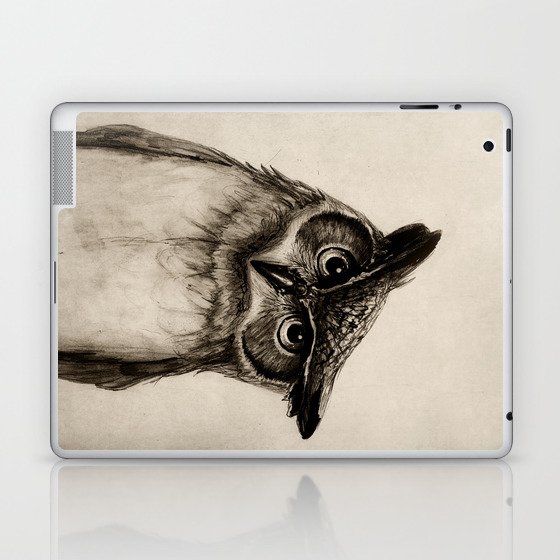 Owl Sketch Laptop & iPad Skin