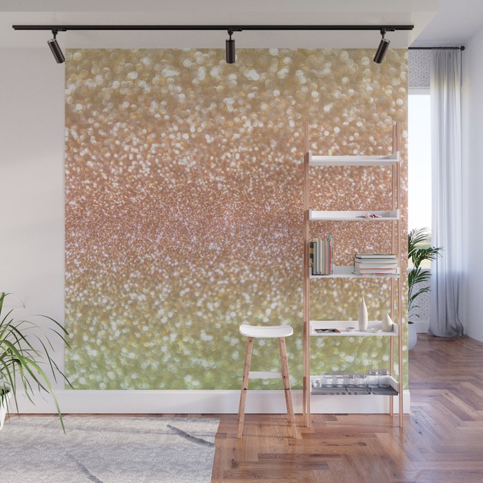 Champagne Shimmer Wall Mural