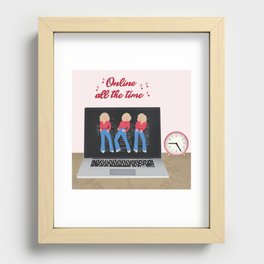 Dolly Online All The Time Recessed Framed Print