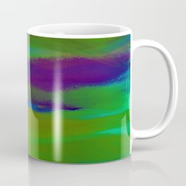 Green Mardi Gras Abstract Coffee Mug