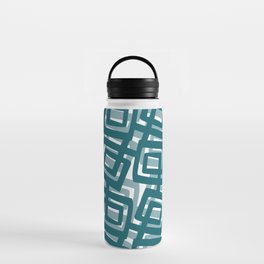 Very Mod Teal Art Water Bottle