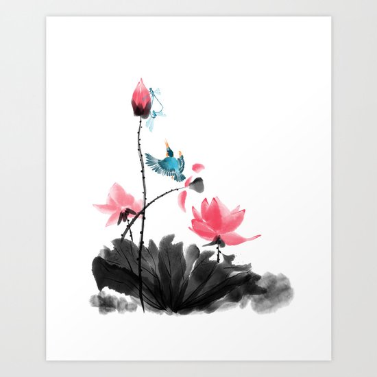 Shh... Art Print