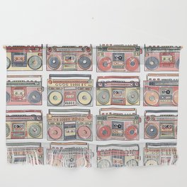 90's Boomboxes Wall Hanging