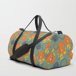 Ladies Orange Duffle Bag