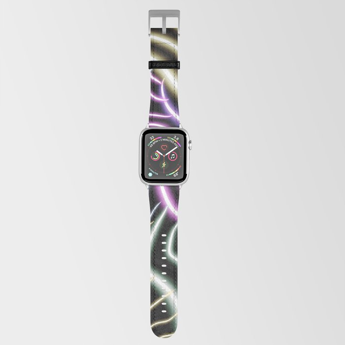 Neon Lines Apple Watch Band