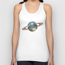 Saturn Disco II Unisex Tank Top