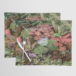 Succulents, Moss, Cactus Placemat