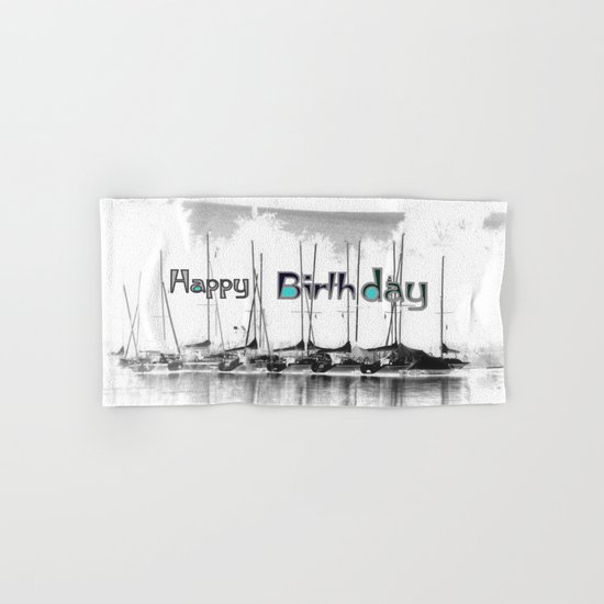 Happy Birthday Hand & Bath Towel