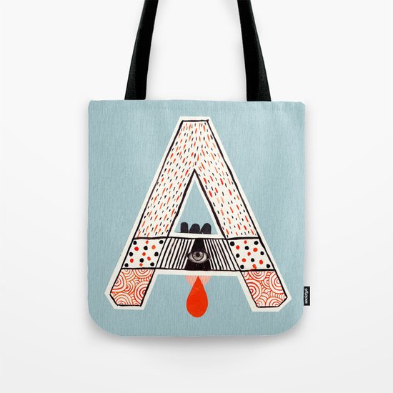 a to z - "A" Tote Bag
