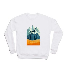 Canis Lupus: What a beautiful creature. I have a Phobia of Wolves. Crewneck Sweatshirt