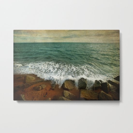 Beside the Sea IV Metal Print