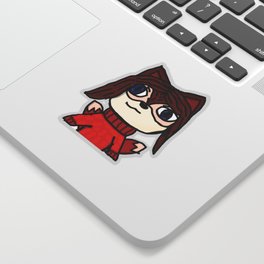 Fox Girl Sticker