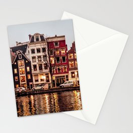 Amsterdam Houses and its canals | Architecture in the Netherlands Stationery Card