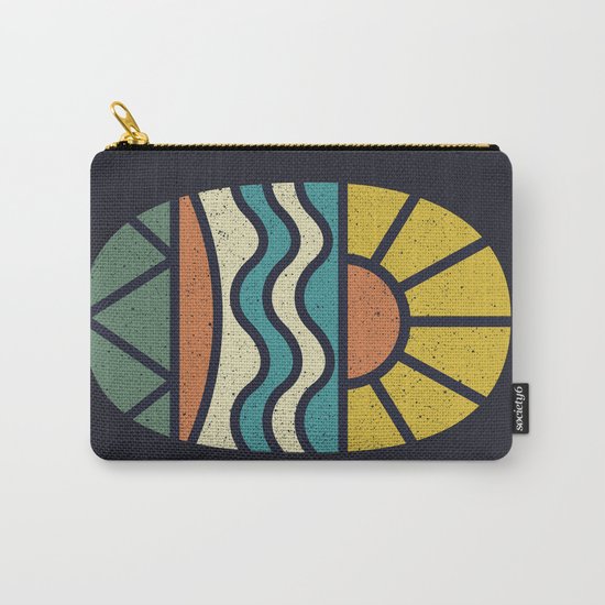 Lets Go Surfing Carry-All Pouch
