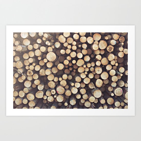 If I wood, wood you? Art Print