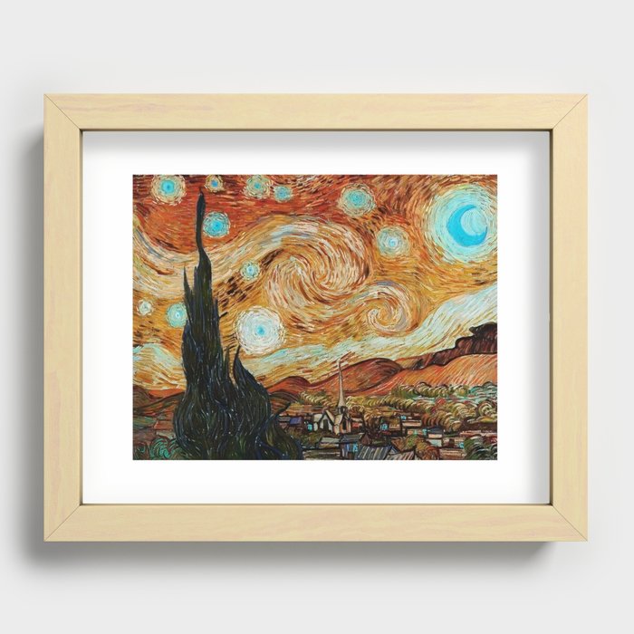 The Starry Night La Nuit toil e oil on canvas post