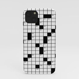 Crossword Puzzle - Write on it!  iPhone Case