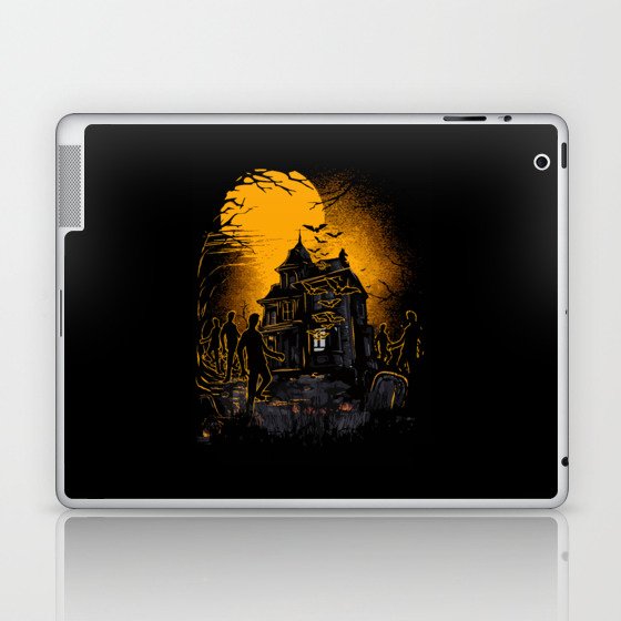 Horrific Halloween Nightmare Scene Laptop & iPad Skin