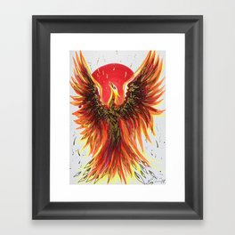 Phoenix Rising Framed Art Print