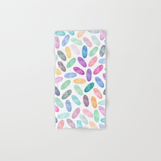 Watercolor Lovely Pattern VII Hand & Bath Towel