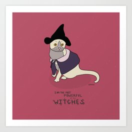 The Powerful Witch Art Print