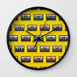 Cassettes Wall Clock