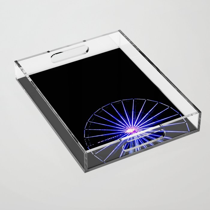 Neon Wheel Acrylic Tray