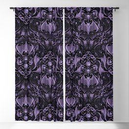Bats and Beasts - ROYAL PURPLE Blackout Curtain