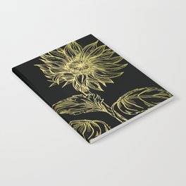 Sunflower Gold Notebook