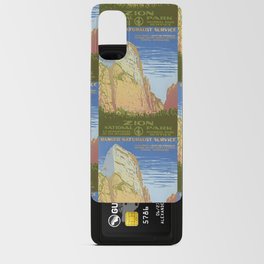 Vintage Zion National Park, Utah USA Android Card Case