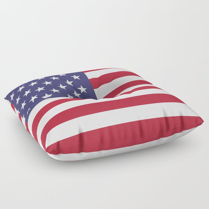 USA flag Floor Pillow