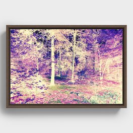 Lavender Forest Framed Canvas