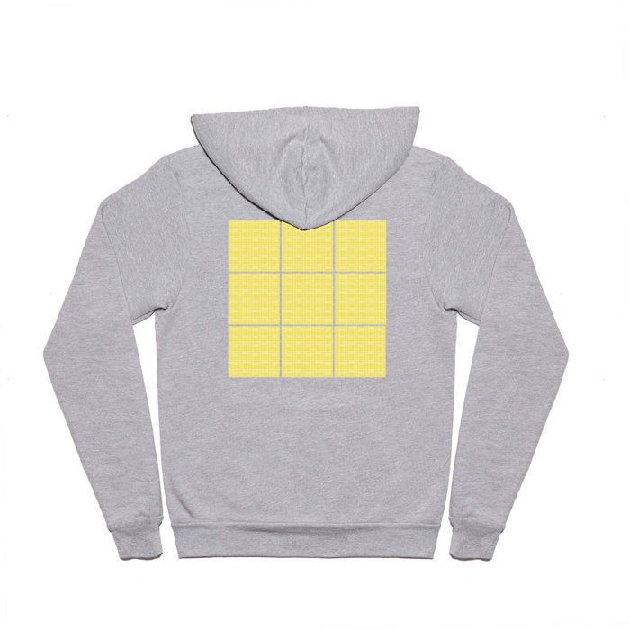 Yellow Squares and Dots Hoody