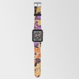 Halloween Splatter Watercolor Background 02 Apple Watch Band