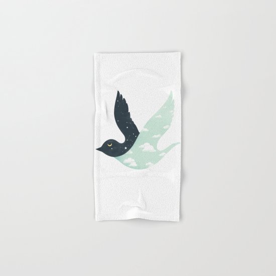 Bipolar Bird Hand & Bath Towel