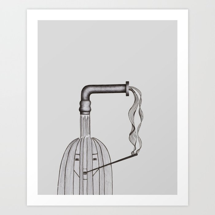 Shower Me With Me or All Piped Up Art Print