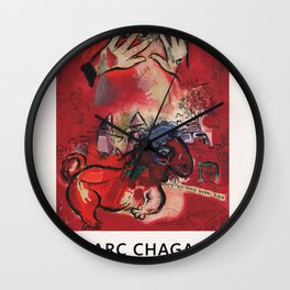 Marc Chagall - Estudo do vitral Juda, 1985 - Exhibition Poster, Museum Wall Clock