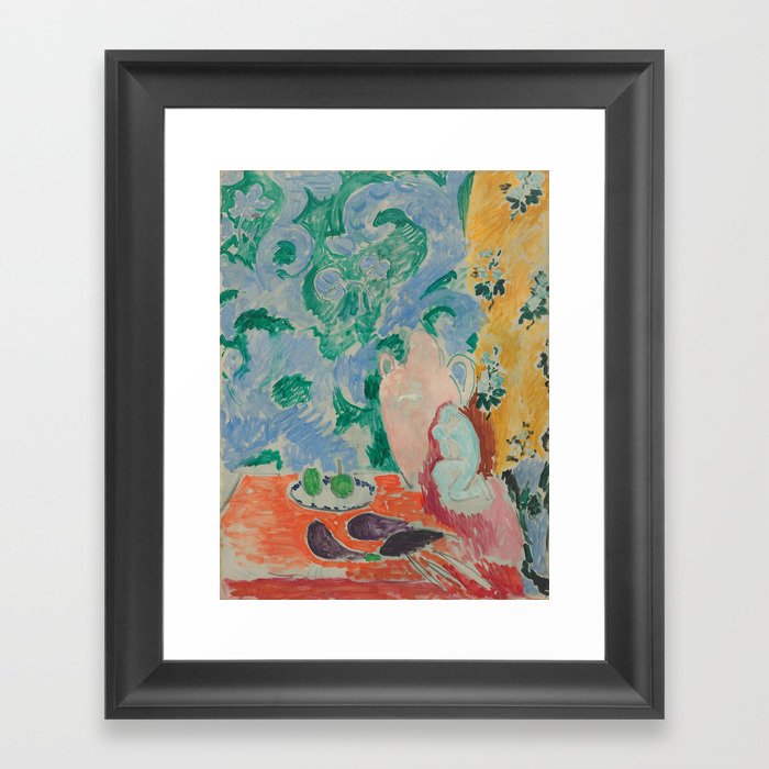 Still Life with Aubergines by Henri Matisse Framed Art Print