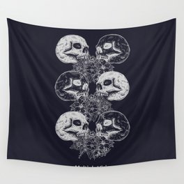 Skull multiple visions Wall Tapestry