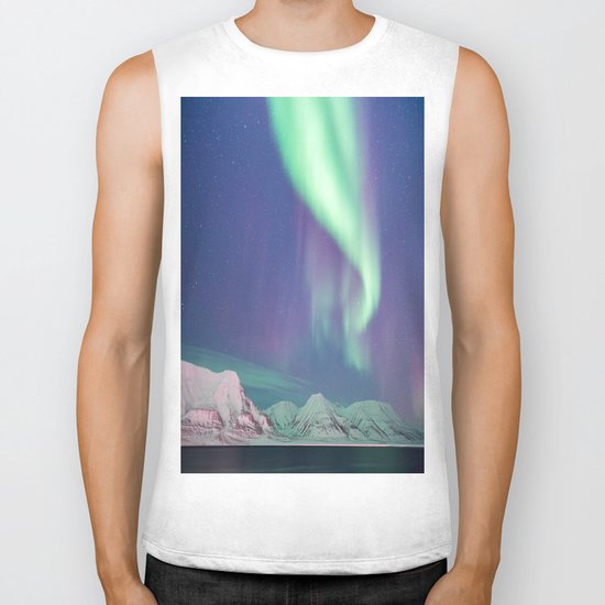 Aurora Borealis Biker Tank