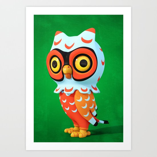 Owlivia Art Print