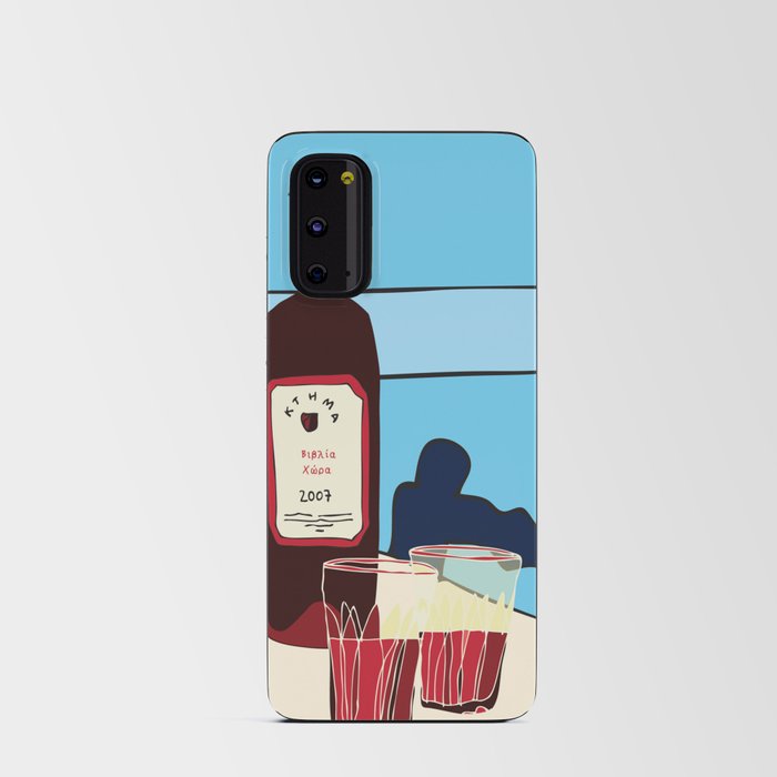 Wine Android Card Case by Dimitra Tzanos