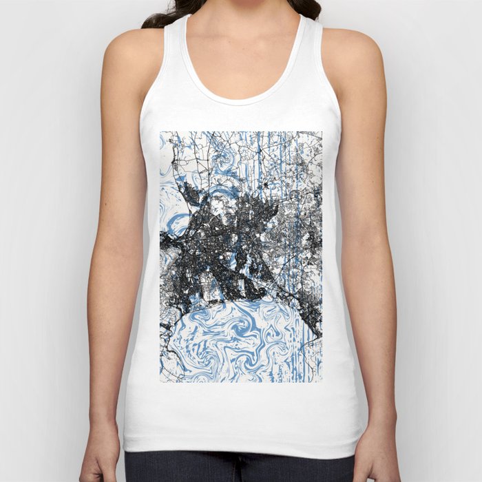 South Africa, Cape Town - City Map Collage Tank Top