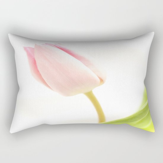 Pink Tulip Rectangular Pillow
