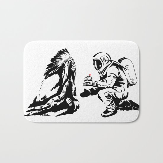 Columbus Day Bath Mat