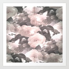 Rose Garden Soft Color Tone #decor #society6 #buyart Art Print