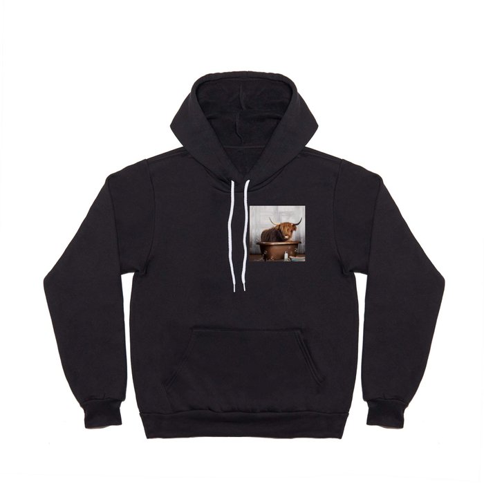 Highland Cow in the Tub Hoody